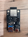 My UPS Pal board from above, with the USB-A port for the UPS and USB-C power