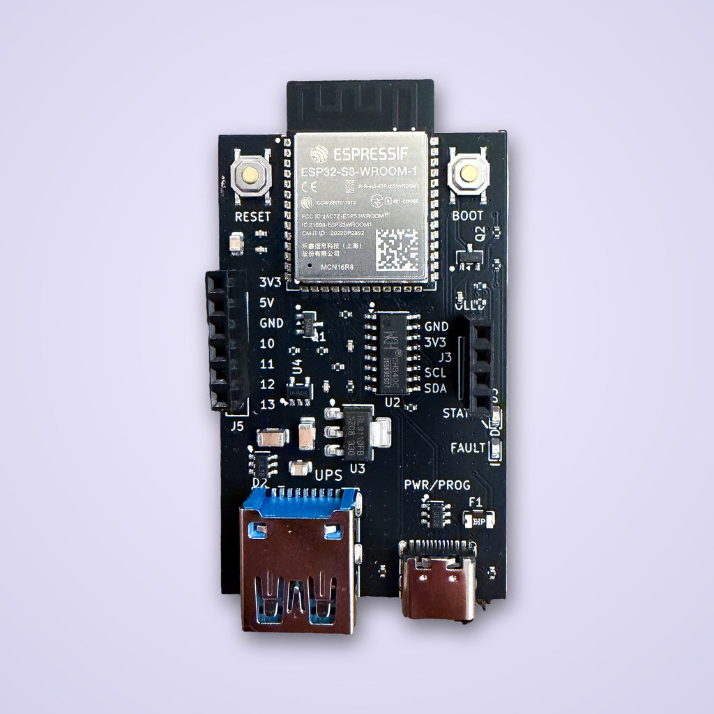 My UPS Pal Wi-Fi NUT server board, top view